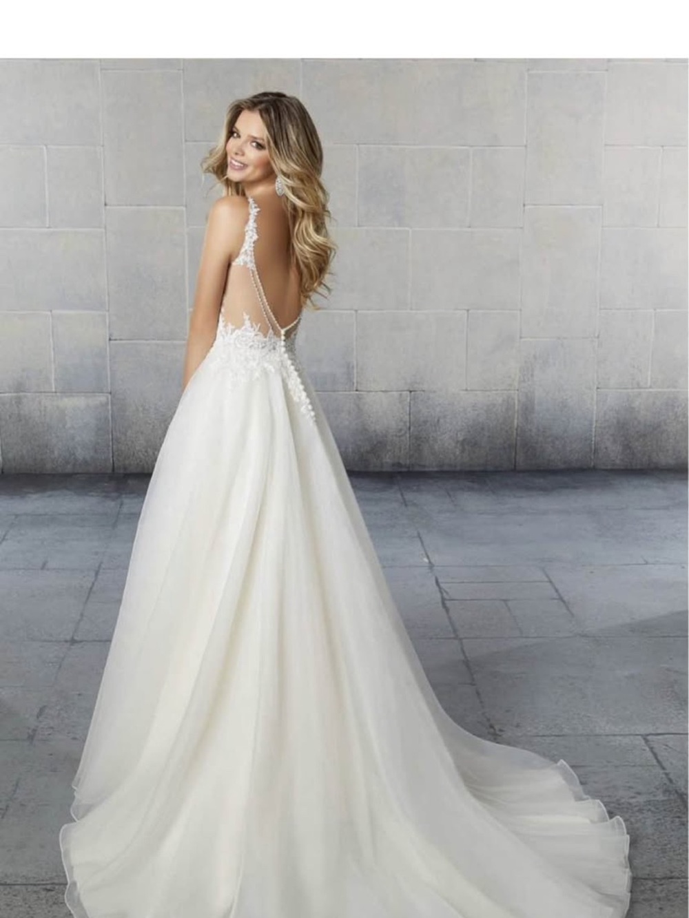 Morilee Wedding dress Sybil 2669 Elegant Backless Lace Appliqué Bridal Gown